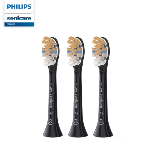 飞利浦（PHILIPS）电动牙刷头HX9093适配HX9996/9924/9954/9903/9901/9997HX9系 6支 多效合一标准型HX9093/96黑色