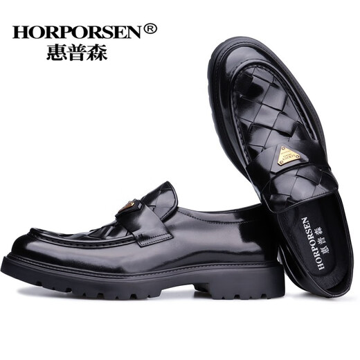 Horporsen/Итальянская коровьи лоферы мужская легкая и удобная подлинная кожаная мужская обувь от одной ноги до спортивной делу.