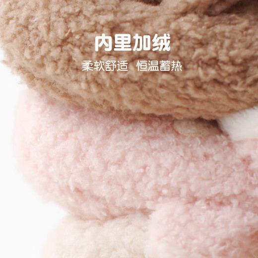 
Xiderui (xiderui) baby shoes and socks in autumn and winter plus velvet thickened newborn foot warming cover 0-1 year old boy and girl baby socks [one pair] Pink M ((sole 11CM/suitable for foot length 9-10.5cm)