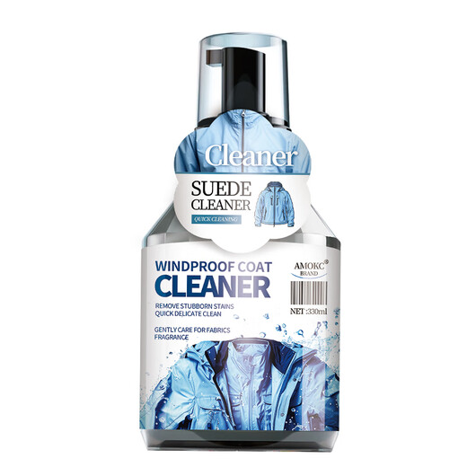 AMOKC European Jacket Cleaning Agent Water-free Hard Shell Mountaineering Suit Neutral Detergent Special Cleaner 330ml
