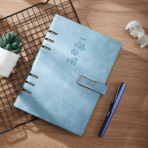 Tengxiong Loge Lave Notebook Simple haute valeur en forme de bouton en forme de U Record de carnet amovible et épaissis Business Boxs souvenirs Souvenirs coffre