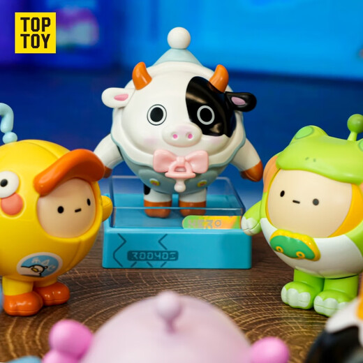 TOP TOY蛋仔派对换装蛋仔系列积木拼装盲盒儿童玩具男孩生日礼物单盒