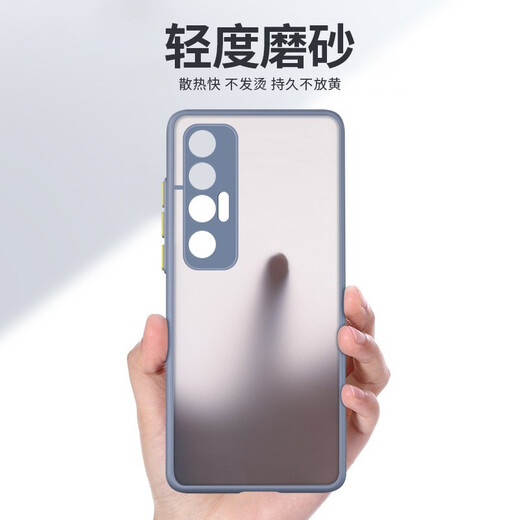 Runaway, suitable for Xiaomi 10s mobile phone case, Xiaomi 10s protective case, lens, all-inclusive, thin, anti-fall, anti-fingerprint silicone, soft edge, contrasting color, translucent matte, simple hard shell black