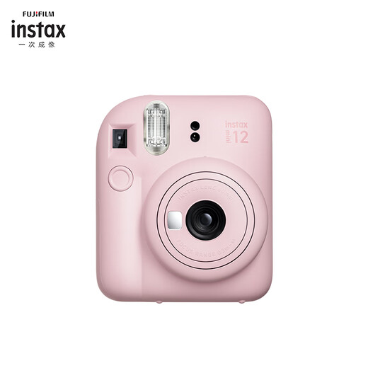 Fuji Instax Polaroid single-time imaging camera mini12 (mini11 upgraded model) Asakura pink photo paper battery set