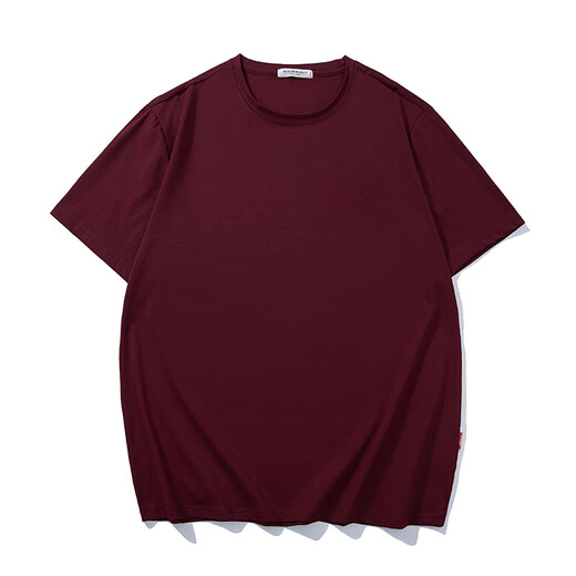 
Yuguan summer thin short-sleeved T-shirt for men's large size elastic loose fat man extra large size fat man plus fat plus size half-sleeved T-shirt space gray T1661 8XL
