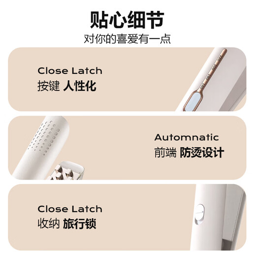 Yangtze corn perm splint, hair fluffy clip pad, hair root artifact, high skull corn silk long-lasting styling curling iron, popular recommendation, 30 million negative ions + 4 levels of temperature control