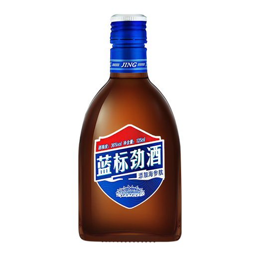 Jinpai Jinjiu 36-degree blue label Jinjiu without sugar origin straight hair 36-degree 125mL 1 bottle