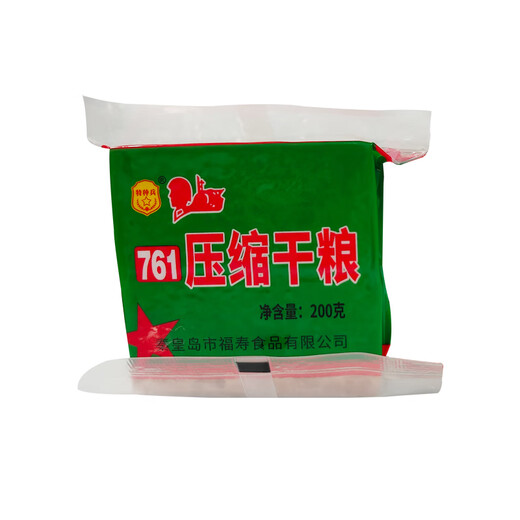特种兵761压缩饼干 干粮家庭应急储备食品户外代餐饱腹即食充饥抗饿 761型200g*20包铁桶装4kg