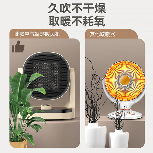 AUCMA graphene heater/circulating room heater/electric heater/electric heater/station heating appliance/office desktop electric heater stove foot warmer hot air fan R906