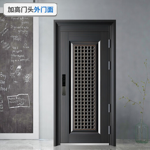 挺固 甲级防盗门通风窗门家用轻奢防盗门进户门入户门通风门子母门 K3一握式智能锁 1050*2150mm【开向咨询】