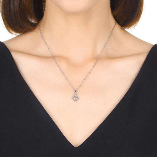 Chow Sang Sang Pt950 platinum pendant without platinum necklace 37142P Price 1.95g (including labor cost 200 yuan)