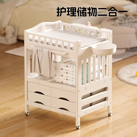Chuangjingyi wählt mobile Crib Meigao Bärenwindel Tabelle Baby Touch Care Table Crib Zwei-in-Eins-Windel-Änderung Dual-Verwendung-Windel-Tabellenrahmenstruktur_Other_Assembly