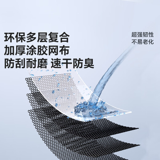 LIANQIU even ball fish guard fisherman bag black pit competitive fish net pocket fishing net rubberized thickened quick-drying small fish guard net fishing gear 45cm 3m black gold round fish guard