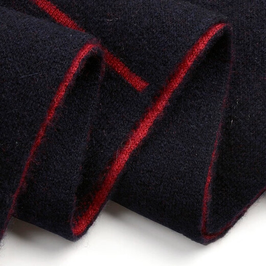 Hengyuanxiang men's scarf winter pure wool high-end thickened and warm birthday gift red Chinese red gift box HYX8306 green red gift box