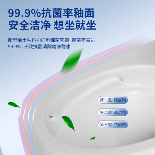 高特（GOTE）德国卫浴连体马桶家用超漩虹吸式坐便器大管道强冲防臭节水座便器 【G841】5孔超漩虹吸（黑色盖） 305/300mm