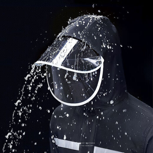 Jingdie Raincoat and Rain Pants Set Split Men's and Women's Heavy Rainproof Takeaway Rider Adult Long Full Body Electric Motorcycle Black Single Layer Oxford Suit + Single Brim XXXL 1 Piece Recommended 175-180 160Jin Jin is equal to 0.5 kg Jingdie Raincoat and Rain Pants Set Split Men's and Women's Heavy Rainproof Takeaway Rider Adult Long Full Body Electric Motorcycle Black Single Layer Oxford Suit + Single Brim XXXL 1 Piece Recommended 175-180 160Jin Jin is equal to 0.5 kg