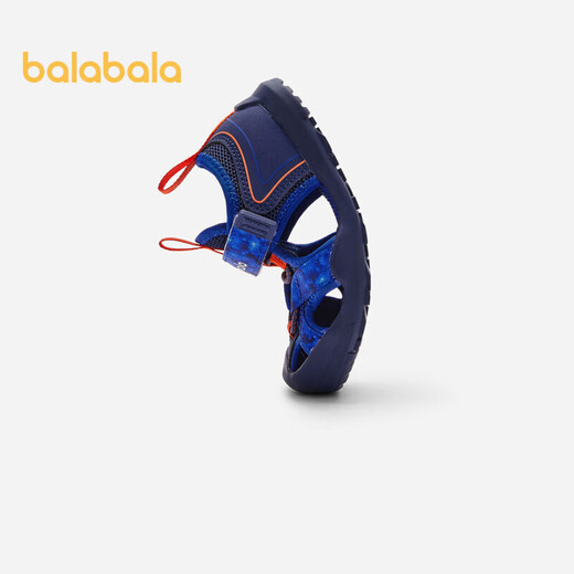 Balabala children's shoes children's sports sandals boys beach shoes 2024 summer toe shoes Velcro 208224140204