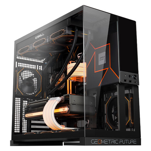AMD Ryzen R7 9700X host assembly computer RX9070XT/RTX5080 Black Myth Wukong e-sports host AI design editing desktop complete machine diy assembly machine configuration one R7 9700X+32G+1TB integrated display host kit