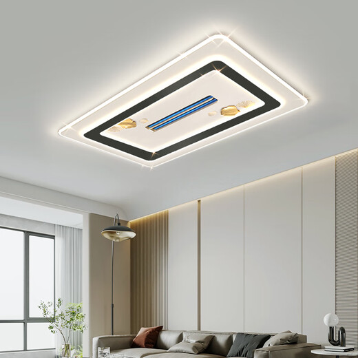 Ao xiejia 2025 Wohnzimmer blattloser Lüfterleuchte Schlafzimmer Deckenleuchte mit Ventilator Lüfter Hausleuchte Leuchtpaket Zhongshan Light Package Installation