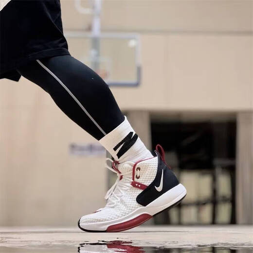 
Nike (NIKE) official website men's shoes 25 new Zoom Rize 1EP shock-absorbing, wear-resistant, non-slip high top FD9904-111 meters black and red 42