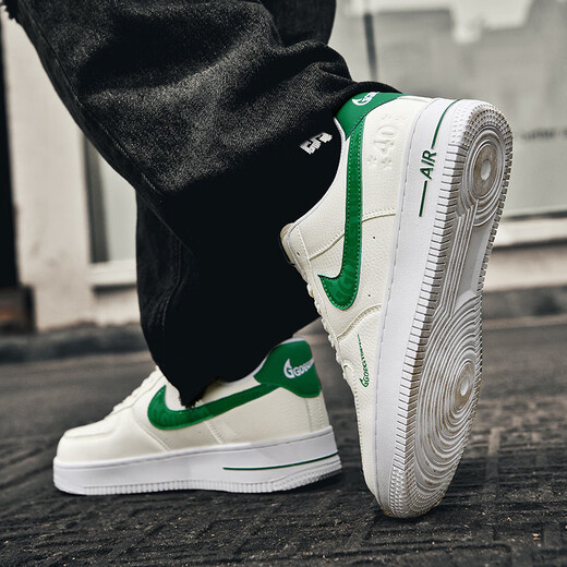 af1 Putian low top Aj pure white board shoes for women's height-enhancing white shoes for men's shoes 1699 white plus black 38