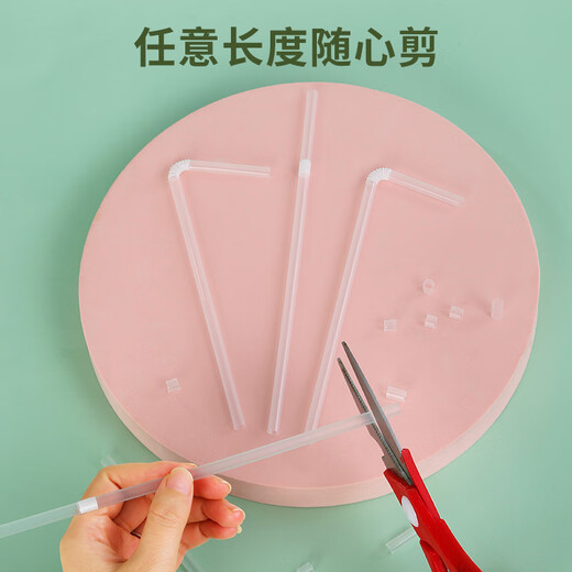 YOUAO straws, disposable individually packaged straws, 100 pieces, bendable straws, straws for pregnant women and children