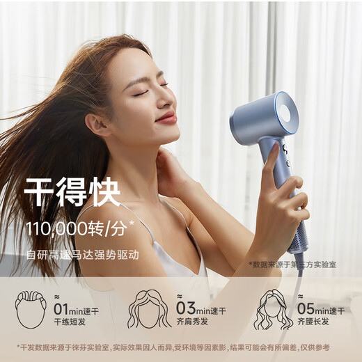 Laifen household high-speed hair dryer high-power negative ion low-noise quick-drying hair dryer does not damage power generation hair dryer gift recommendation national subsidy LF03 gold powder