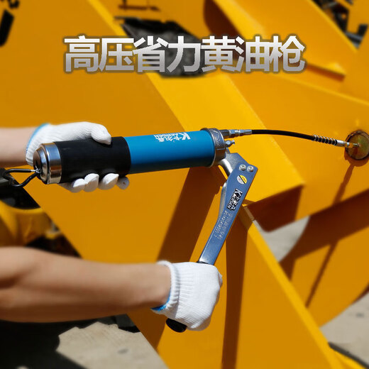 德力西（DELIXI）KES-699卡尔森齿轮黄油枪手动高压自吸省力牛油 卡尔森611毛毛虫款送尖头5个