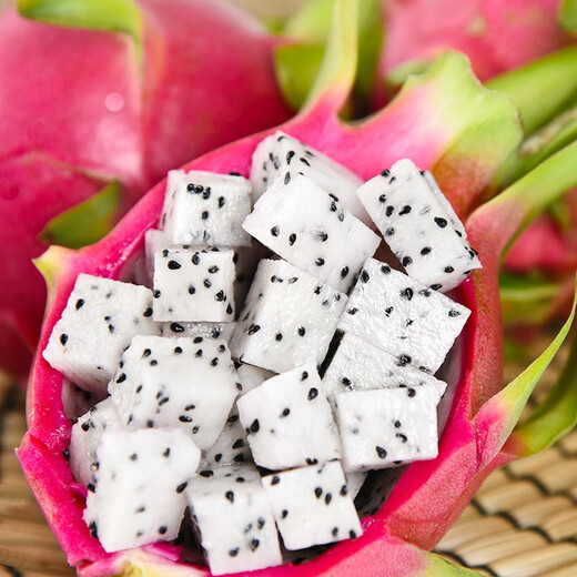 Goodnon Vietnam imported white heart dragon fruit 2 packs medium large fruit single fruit 400g-500g fresh fruit direct from the source