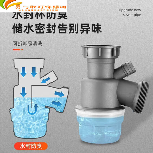 君默304不锈钢水槽双槽加长带解冻板不锈钢台盆一体拉伸洗菜盆S12048