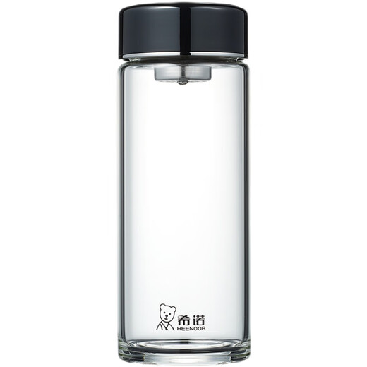 HEENOOR NEUER Einschichtglas Tasse mit Teeleck für Männer und Frauen Tee Tasse Tragbarer Auto Commercial Office Water Cup 6070 6196 True Color 530