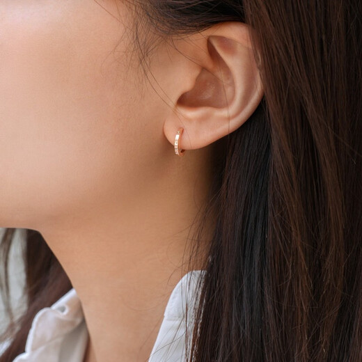 Chow Sang Sang 18K Rose Gold Earrings Mint Series Ring D Single 92539E Pricing