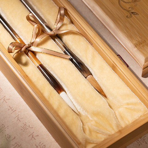 Zhang Xiaofeng's high-end brush set Sheep and hair brush Wolf hair brush gift box Four treasures of the study Chinese regular soft pen calligraphy brush professional-grade holiday gift Yuefu order two packs