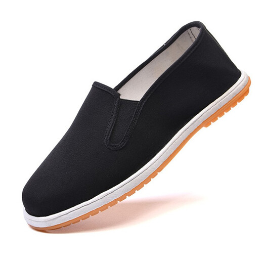 
Red and green century-old Beijing cloth shoes men's breathable beef tendon soles black one-foot traditional cloth shoes non-slip soft soles work shoes driving shoes Xishan beef tendon yellow soles 39