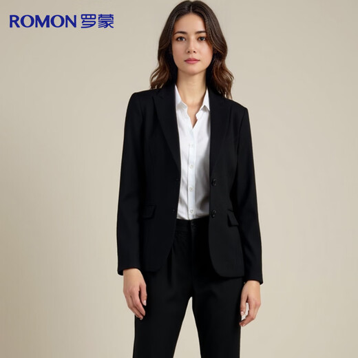 Luo Meng Suit Women's Professional Decoration Single Suit Business OL Women's Interview Work Commuting Suit Jacket