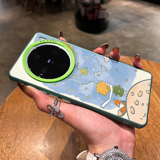康思琦卡通星球玫瑰小王子适用vivox200pro手机壳新款高级x100Ultra情侣壳y300镭射软硅胶x90s防摔保护套 深紫色-星球小王子【彩银L6195】 vivo X200 Pro