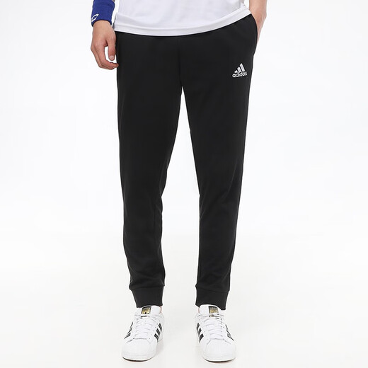 阿迪达斯 （adidas）裤子男裤2025秋冬季针织加绒长裤卫裤跑步健身宽松休闲运动裤 GK9226/针织收口/阿迪logo S