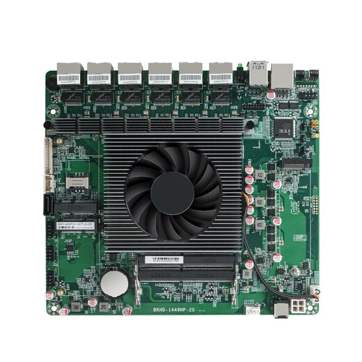 
Bicontrol I5-1135G7 firewall soft routing motherboard BKHD-1449NP-20 six network card 226 2-slot dual channel 7505 embedded multi-network card industrial control machine development board BKHD-1449NP-2020x21cm motherboard I7-1165G7 motherboard six
