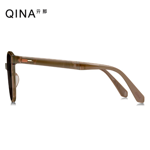 亓那（QINA）眼镜赵露思同款轻巧折叠墨镜男女便携开车防晒太阳镜QN5012A62