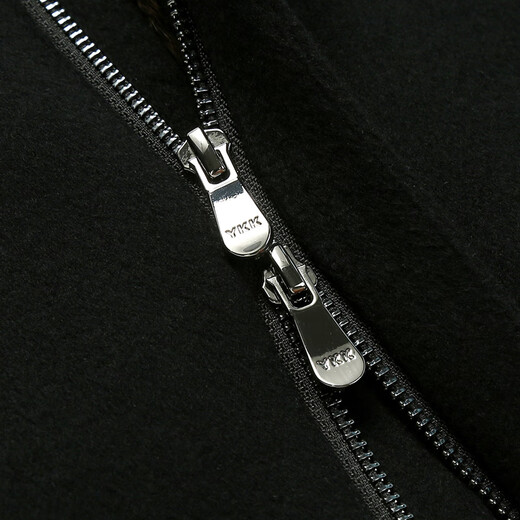 Caniti 100% cashmere hooded parka with imported mink lining, men's Nick mink coat, thick winter coat, black + imported mink lining + mink sleeve lining 4XL