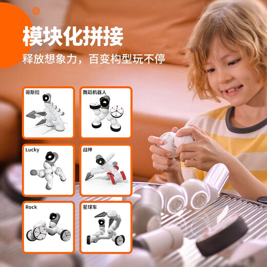 
Clicbot Artificial Intelligence Robot Programming Robot Toy Pet Modular Stitching Festival Children's Gift Advanced Set