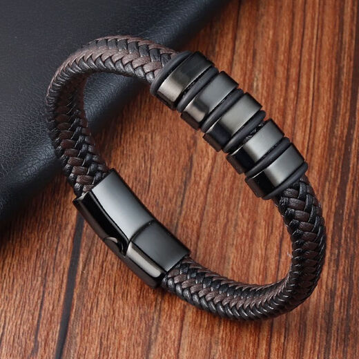Shantou Lincun Anti-static Bracelet Men's Winter Removal Shop Hot Selling Static Jewelry Handmade Bracelet Chain Real Five-Buckle Bracelet 21CM Suitable for 120-170 Jin Jin is equal to 0.5 kg