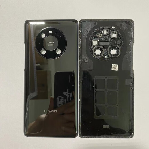 N is suitable for Huawei original disassembled back cover pro original disassembled rear glass back panel battery mate40pro silver 80 new with frame shell