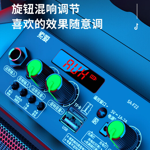 Sony Ericsson (soaiy) SA-F22 outdoor high-volume square dance electric acoustic guitar musical instrument speaker small household portable street stall speaker payment code voice announcer