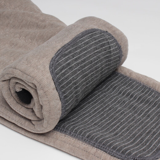 Yalu Men's Mulberry Silk Wool Warm Cotton Pants Plus Velvet Thickened Knee Pads Slim High Waist Warm Pants Youth Slim Cotton Pants Iron Gray - Silk Thickened XL (2.2-2.4 Feet) Brand Authentic Quality Reliable