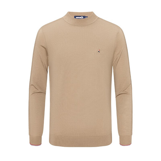 Navigare Italian small sailing boat round neck cardigan men's autumn and winter sweater pullover base layer pure wool sweater Muscati 2XL /54