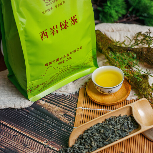 Guoxing (GUOXING) Meizhou Agricultural Assistance Center Guoxing Tea Industry Alpine Old Tree Tea Premium Bags 5 Xiyan Green Tea 500g * 1 bag