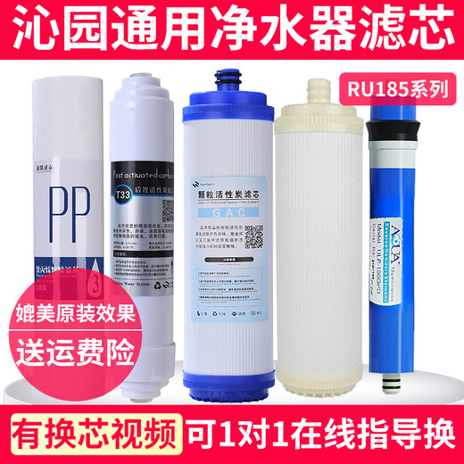 Qinyuan Water Purification Machine RL-501ABCDQR-RO-05AERL-701AKRL403ABCKRT23800 Filterelement Qysunny-R701 [1 Satz von 7 Kernset]