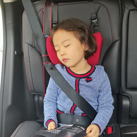 诗贝乐汽车儿童安全带调节器防勒脖固定器限位器护肩套宝宝后排辅助带 黑色安全带-备注车型及年份