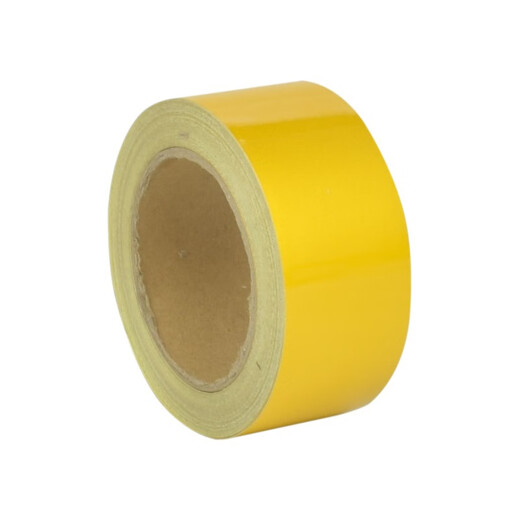 
Shangke Reflective warning tape High-gloss reflective film tape Column wall floor warning film A1049 Yellow width 5cmX length 25m